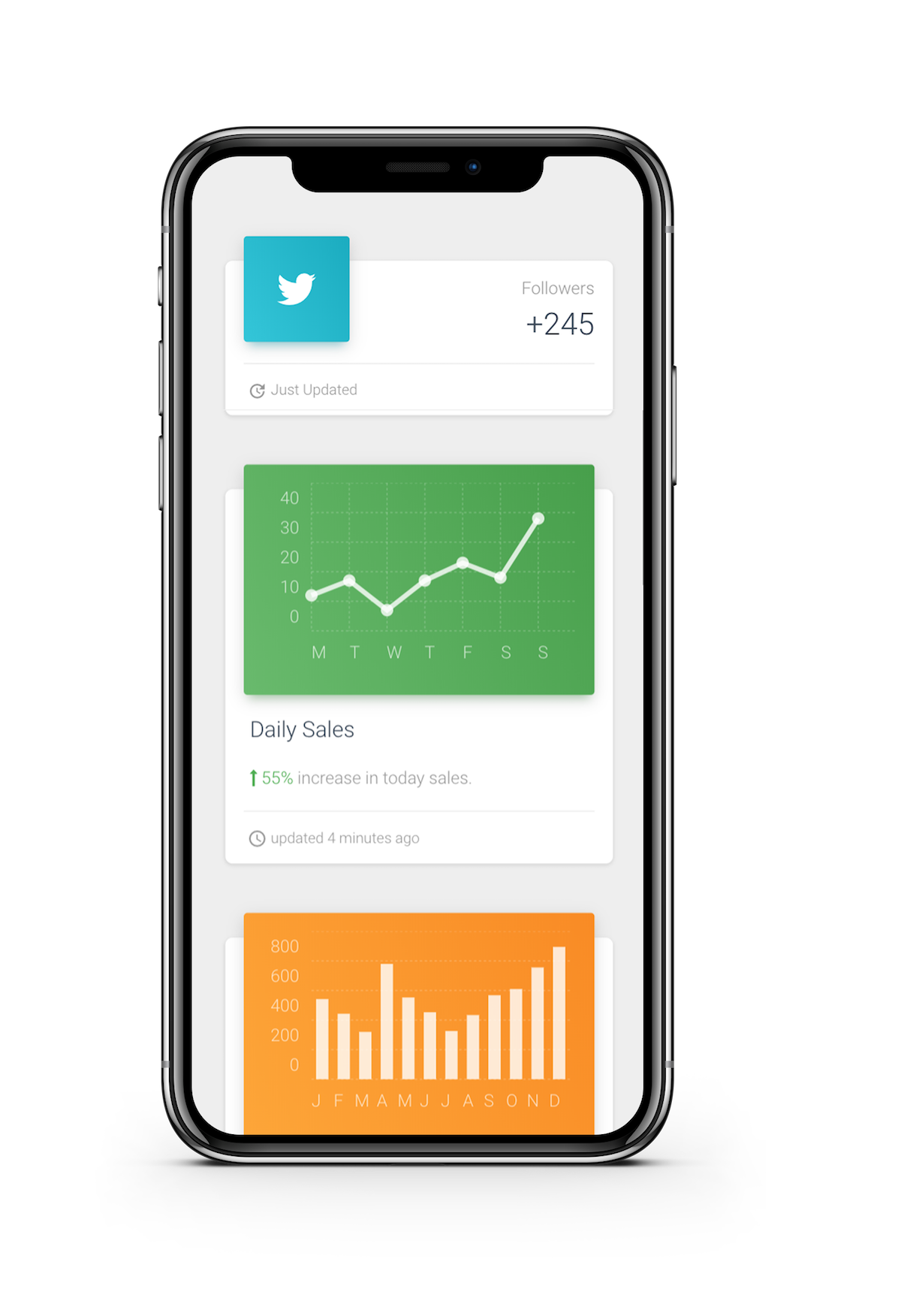 Mobile view of Erantum on a smartphone